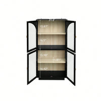 Acrylic Door Storage Cabinet For Living Room Dining Room And Study