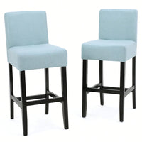 Modern Adjustable Height Counter Stool With Comfortable Upholstered Seat And Sleek Metal Base