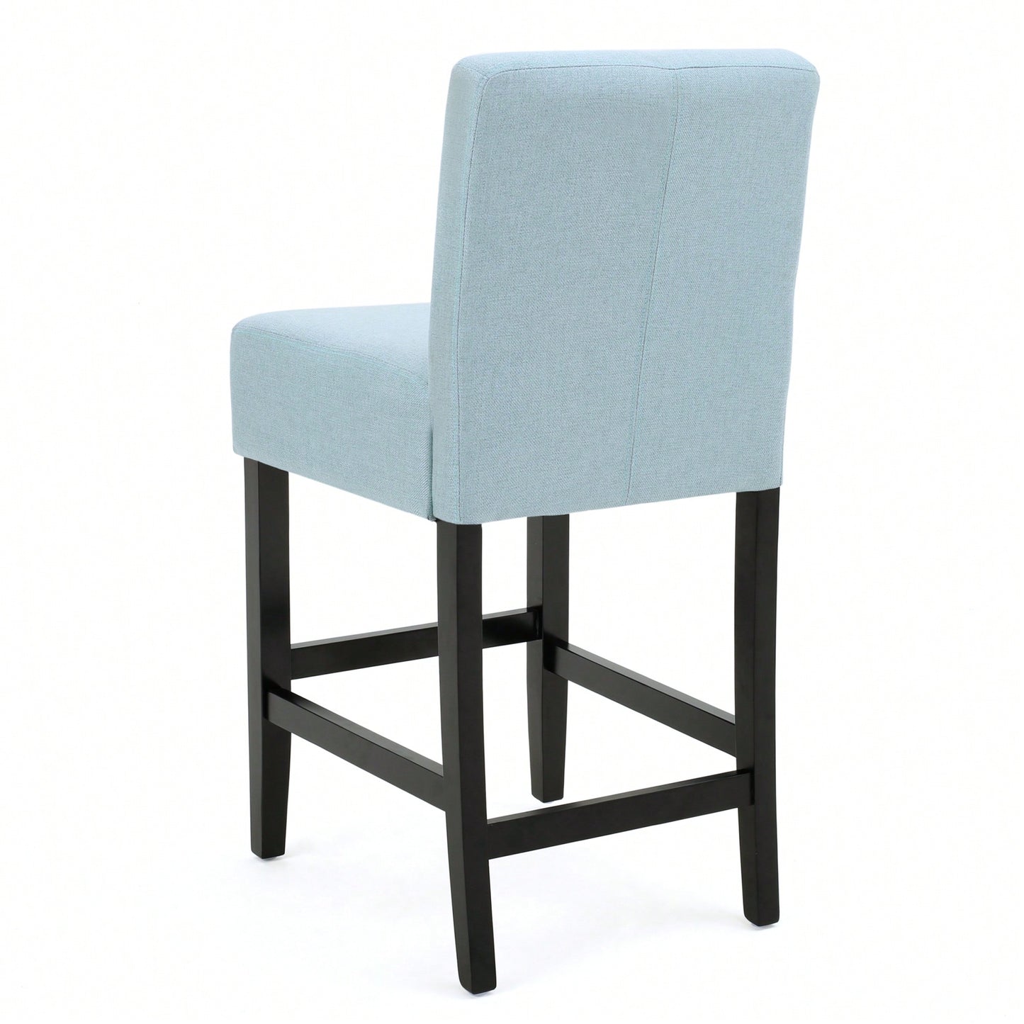 Modern Adjustable Height Counter Stool With Comfortable Upholstered Seat And Sleek Metal Base