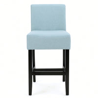 Modern Adjustable Height Counter Stool With Comfortable Upholstered Seat And Sleek Metal Base