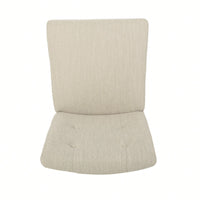 Button Tufted Counter Stools Set Of 2 26 Inch Stylish Upholstered Seating For Kitchen Island Or Bar Beige