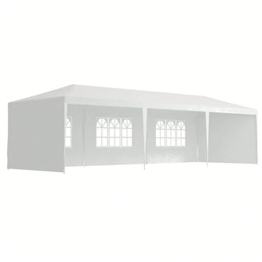 10x30 Feet Outdoor Wedding Party Tent Canopy With 5 Removable Sidewalls For Garden Events