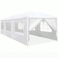 10x30 Feet Outdoor Wedding Party Tent Canopy With 8 Removable Sidewalls For Garden Events