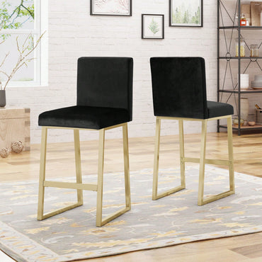 Set Of 2 Stylish Bar Stools For Kitchen Or Dining Room Use