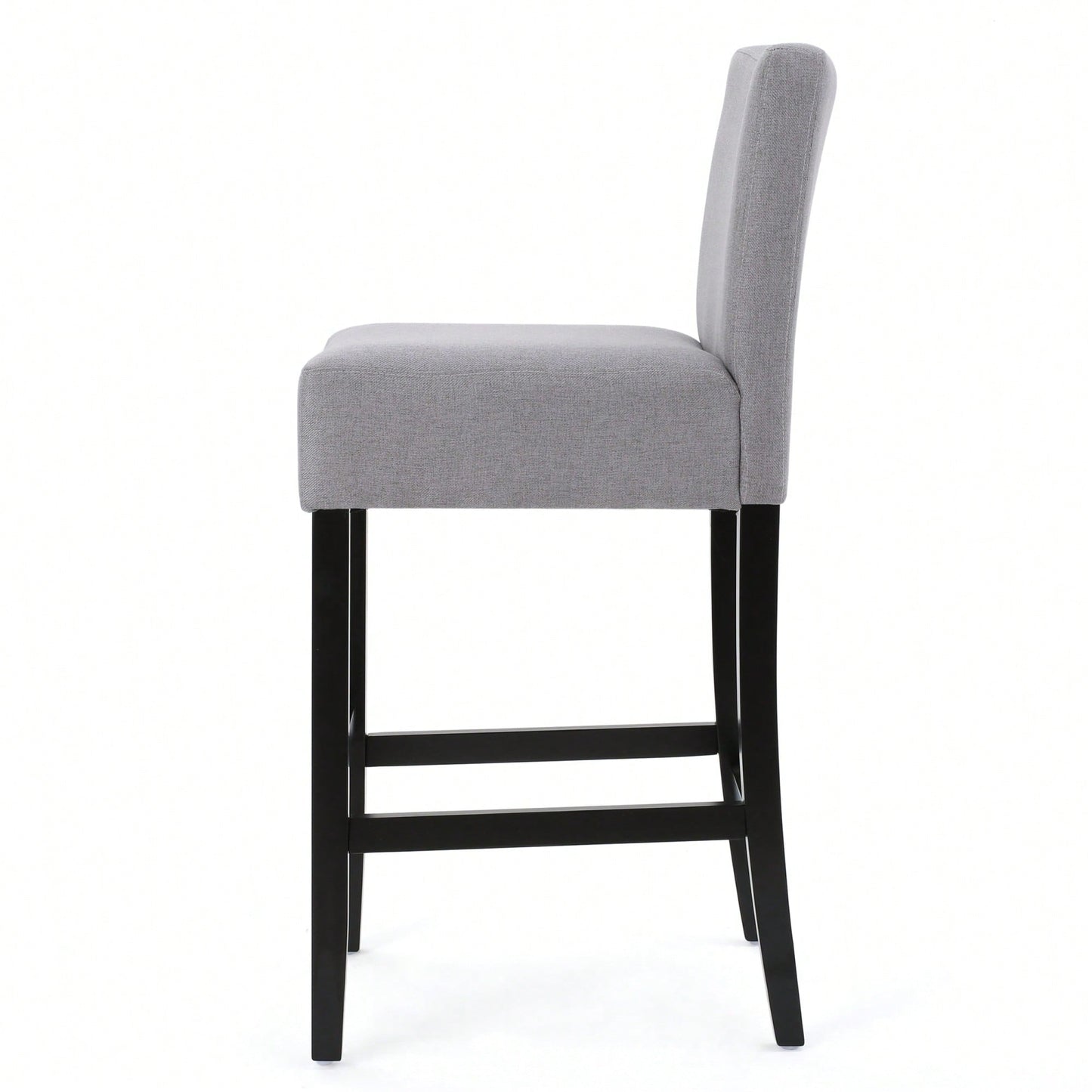 Set Of 2 30-Inch Upholstered Barstools With Sturdy Wooden Frame