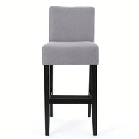 Set Of 2 30-Inch Upholstered Barstools With Sturdy Wooden Frame