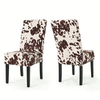 Elegant Set Of 2 Modern Dining Chairs Stylish Comfortable Seating For Home And Kitchen