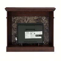 Elegant White Mantel For 23 Inch Fireplace - 45.6W X 11.8D X 40H