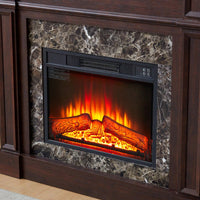 Elegant White Mantel For 23 Inch Fireplace - 45.6W X 11.8D X 40H