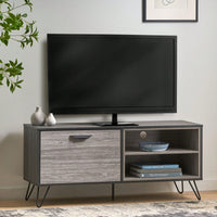 Modern Wooden TV Cabinet With Storage Shelves For Living Room Entertainment Center