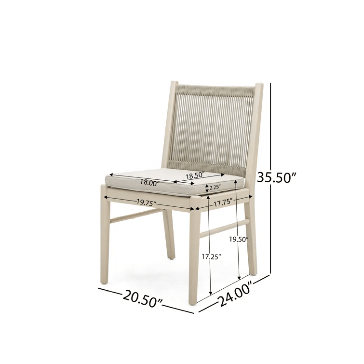 Elegant KD Dining Chair With Modern Design And Comfortable Seating