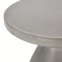 Lightweight Outdoor Concrete Side Table For Patio And Garden