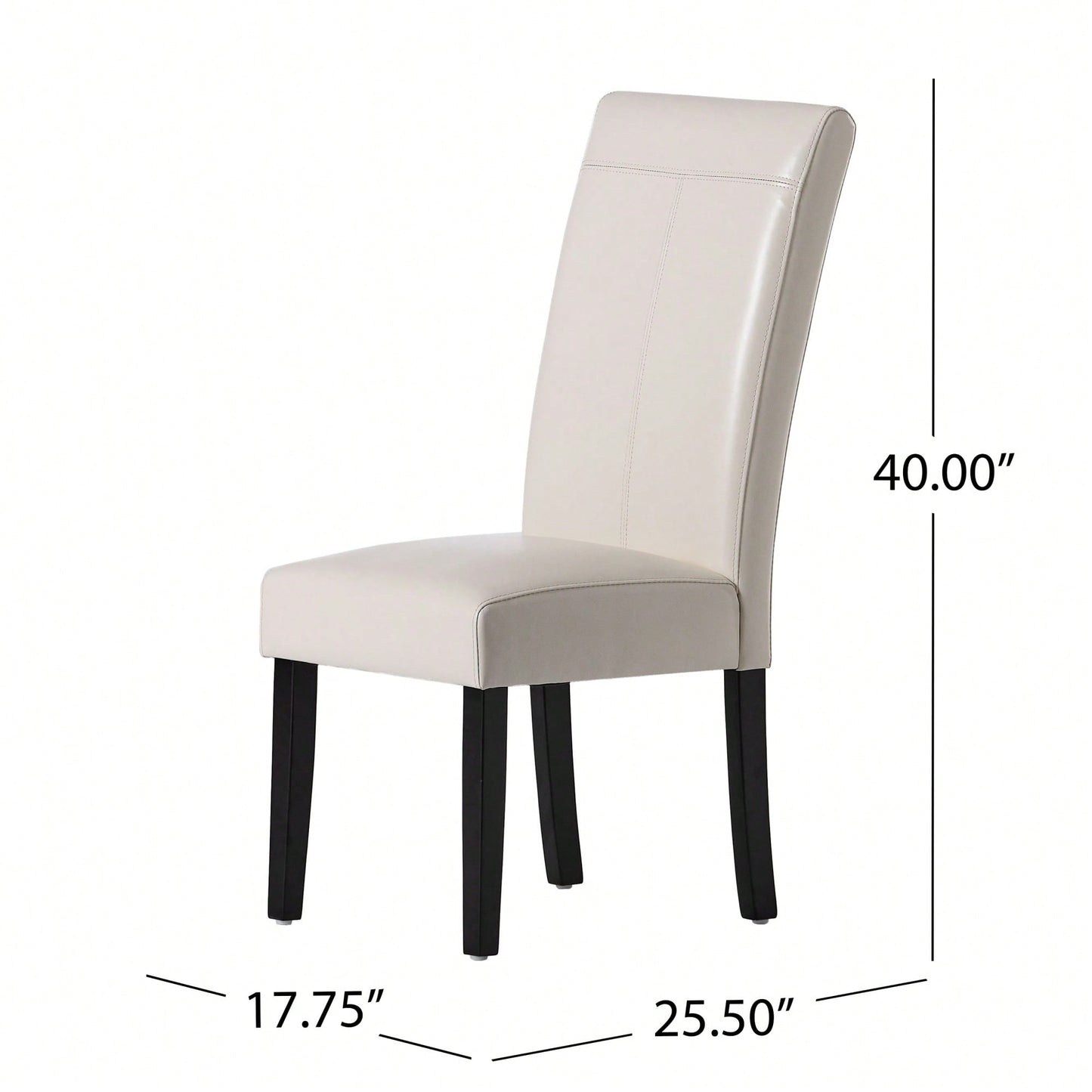 Set Of 2 Modern Dining Chairs For Home And Kitchen Decor