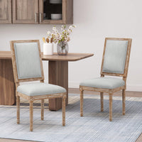 Set Of 2 Elegant Upholstered Dining Chair With Modern Design And Comfortable Seating