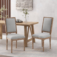 Set Of 2 Elegant Upholstered Dining Chair With Modern Design And Comfortable Seating