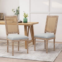 Elegant Dining Chair Set Of 2 Modern Upholstered Kitchen Seating Furniture