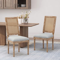 Elegant Dining Chair Set Of 2 Modern Upholstered Kitchen Seating Furniture