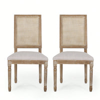 Elegant Dining Chair Set Of 2 Modern Upholstered Kitchen Seating Furniture