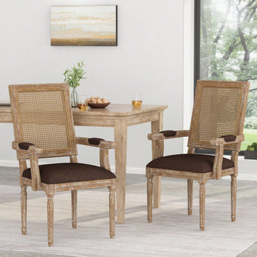 Set Of 2 Stylish Dining Chairs For Modern Home Decor