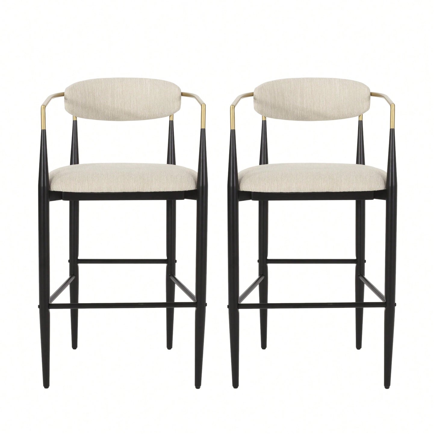 Set Of 2 Stylish Barstools For Modern Home Decor