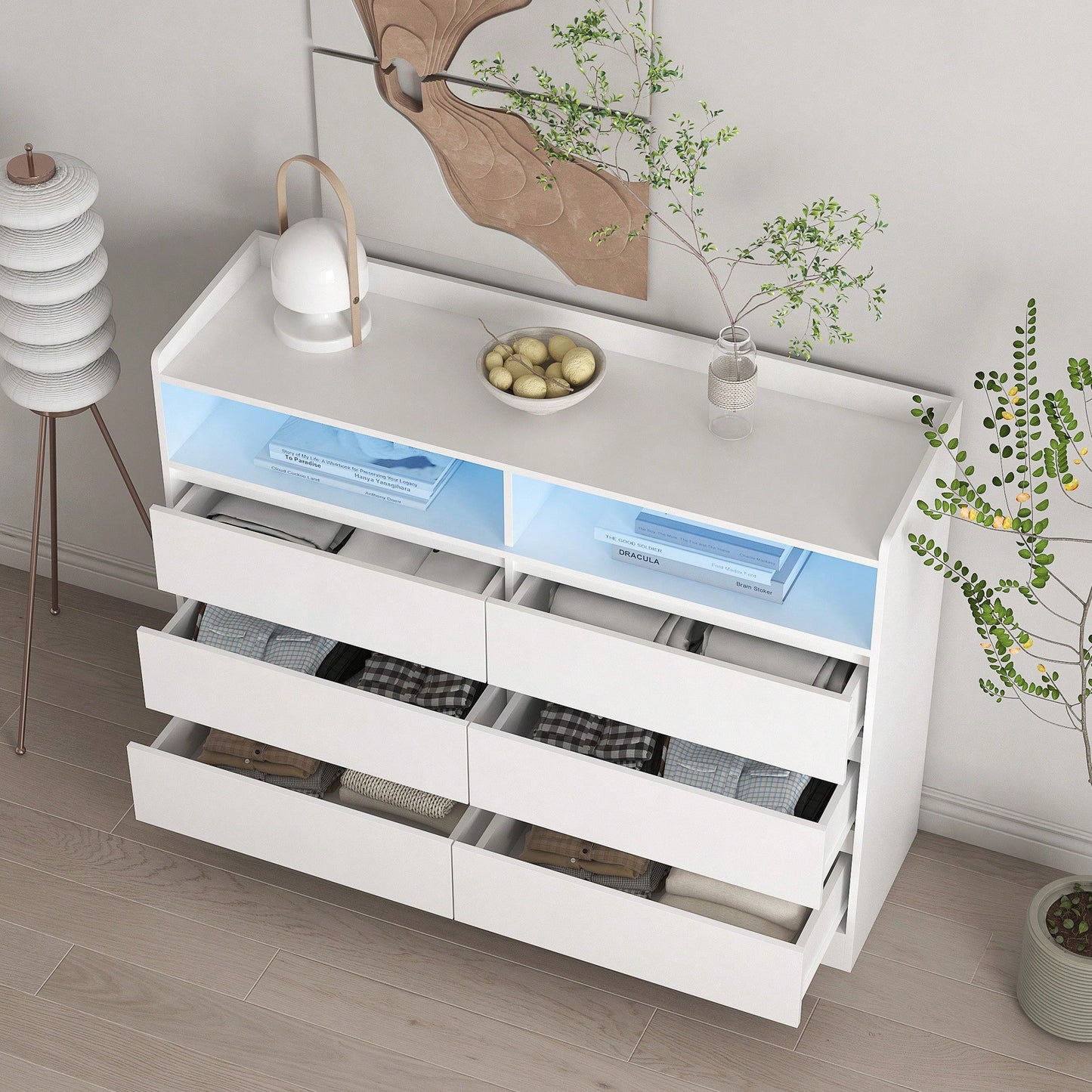 Stylish Living Room Sideboard Storage Cabinet With Drawers For Organized Home Decor