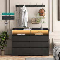 Stylish Living Room Sideboard Storage Cabinet With Drawers For Organized Home Decor