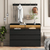 Stylish Living Room Sideboard Storage Cabinet With Drawers For Organized Home Decor