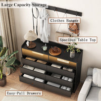 Stylish Living Room Sideboard Storage Cabinet With Drawers For Organized Home Decor