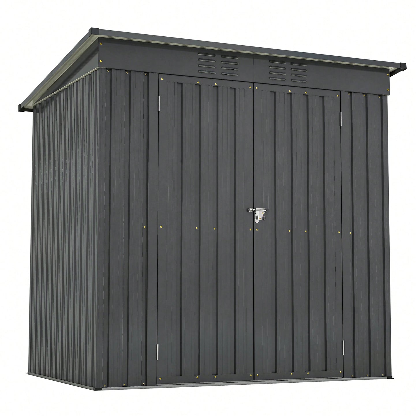 6x4 Feet All Weather Outdoor Storage Shed For Garden And Backyard Tool Organization