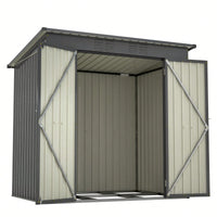 6x4 Feet All Weather Outdoor Storage Shed For Garden And Backyard Tool Organization