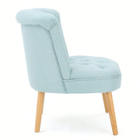 Elegant Tufted Accent Chair With Plush Upholstery And Stylish Design For Living Room Or Office