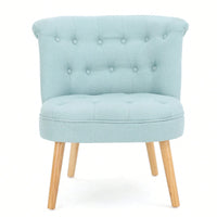 Elegant Tufted Accent Chair With Plush Upholstery And Stylish Design For Living Room Or Office