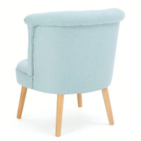 Elegant Tufted Accent Chair With Plush Upholstery And Stylish Design For Living Room Or Office