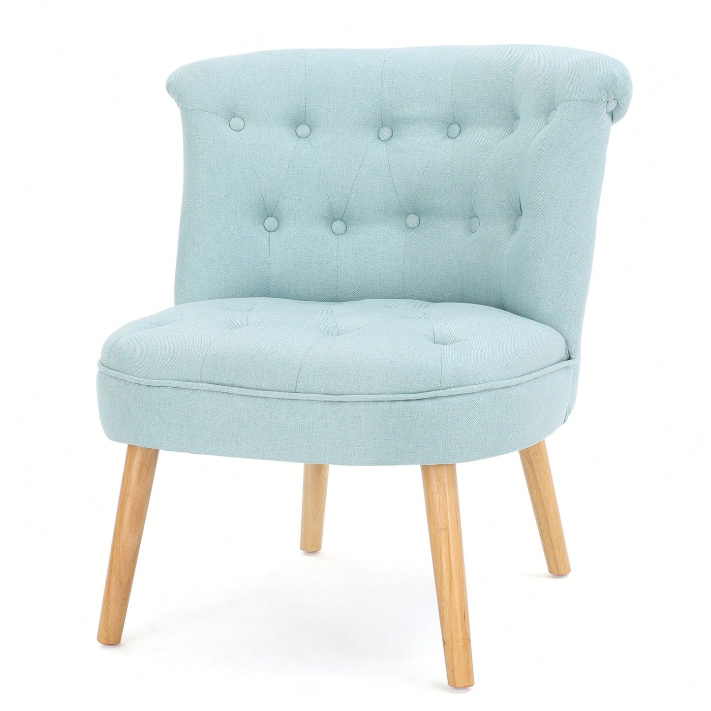 Elegant Tufted Accent Chair With Plush Upholstery And Stylish Design For Living Room Or Office