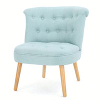 Elegant Tufted Accent Chair With Plush Upholstery And Stylish Design For Living Room Or Office