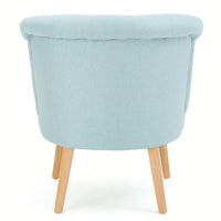 Elegant Tufted Accent Chair With Plush Upholstery And Stylish Design For Living Room Or Office