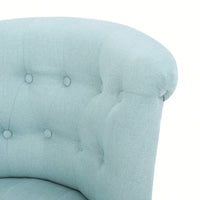 Elegant Tufted Accent Chair With Plush Upholstery And Stylish Design For Living Room Or Office