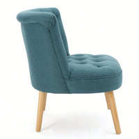 Elegant Tufted Accent Chair With Plush Upholstery And Stylish Design For Living Room Or Office