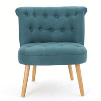 Elegant Tufted Accent Chair With Plush Upholstery And Stylish Design For Living Room Or Office