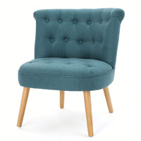 Elegant Tufted Accent Chair With Plush Upholstery And Stylish Design For Living Room Or Office