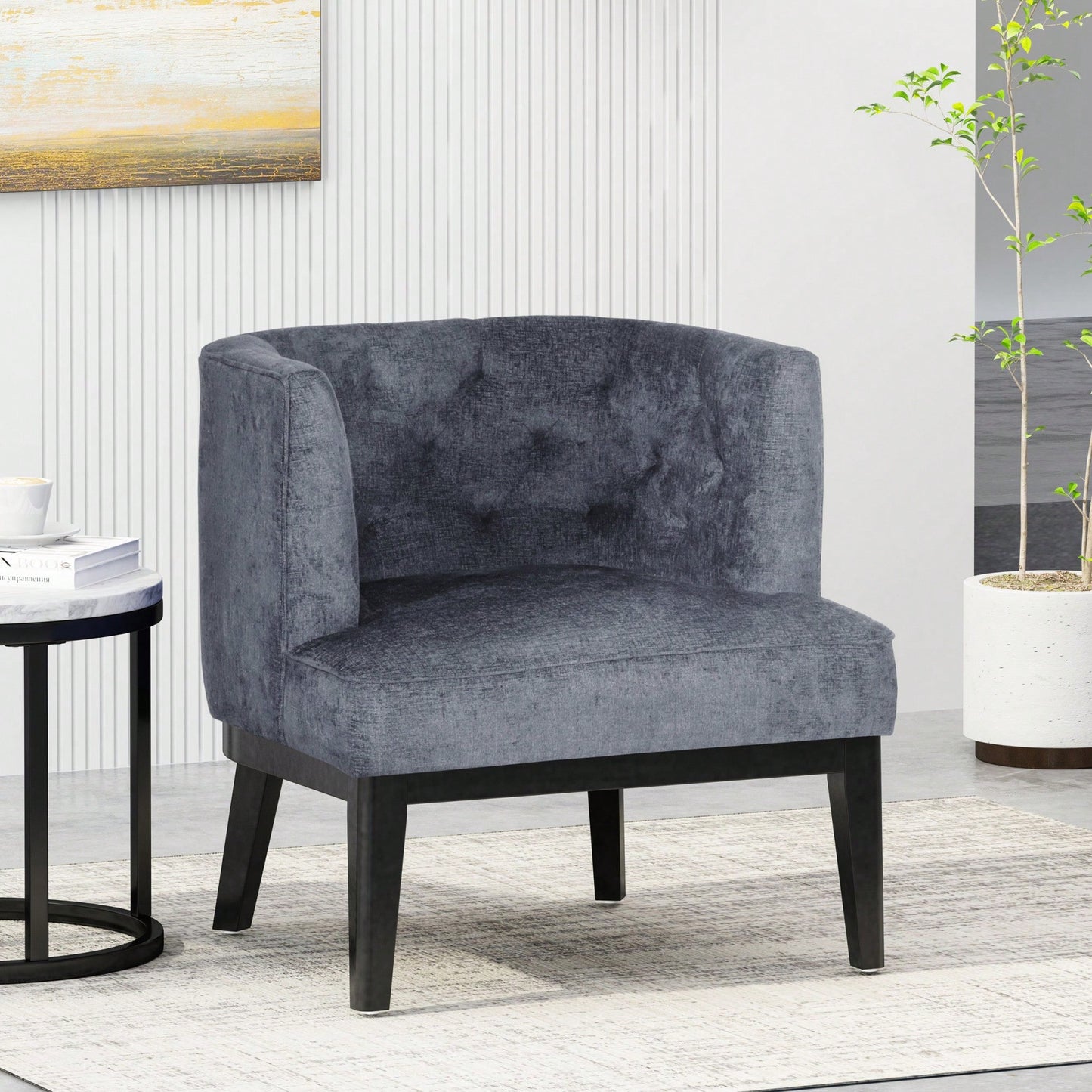 Elegant Modern Accent Chair For Living Room Or Bedroom Comfort And Style