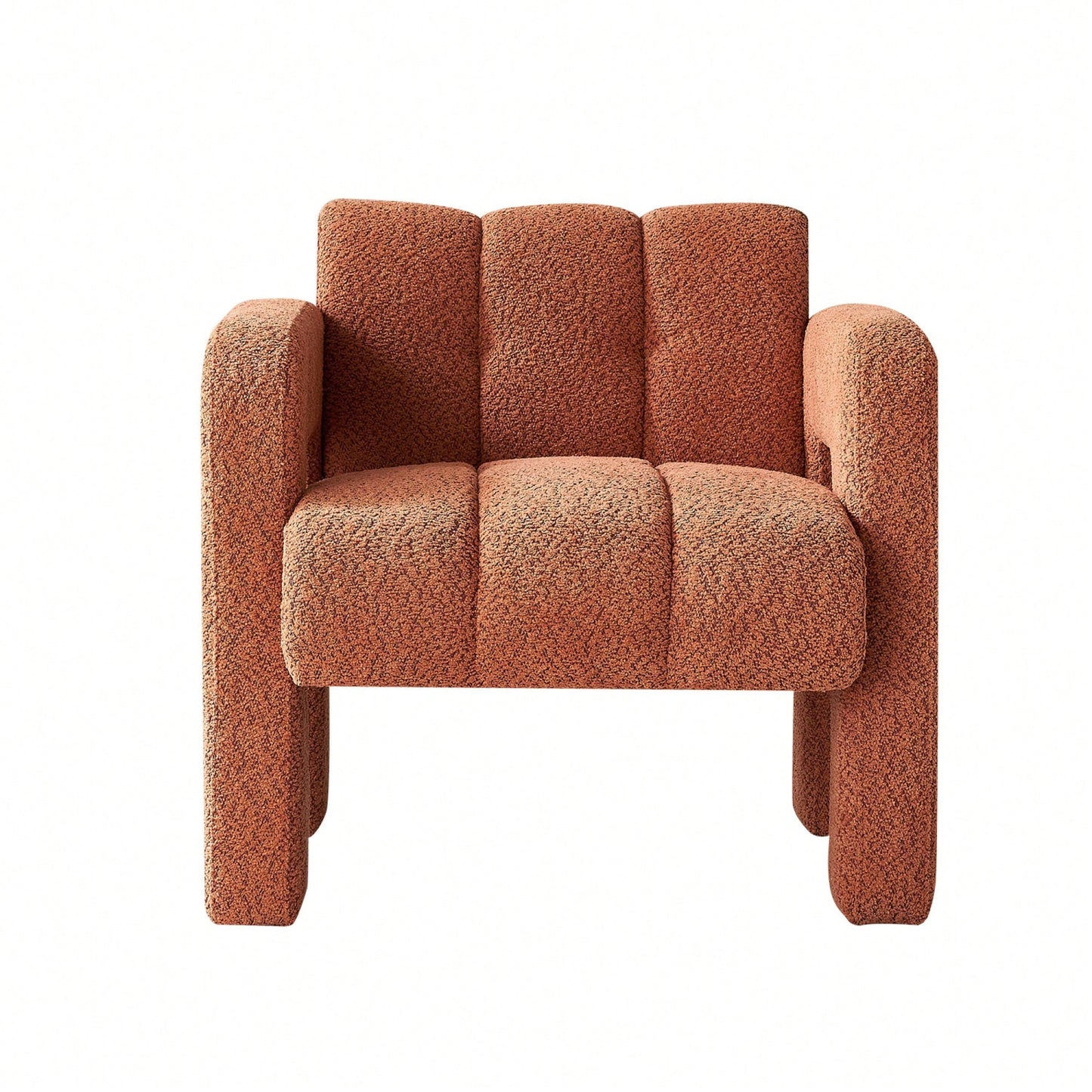 31.10 Inch Wide Boucle Upholstered Accent Chair For Living Room Modern Comfort