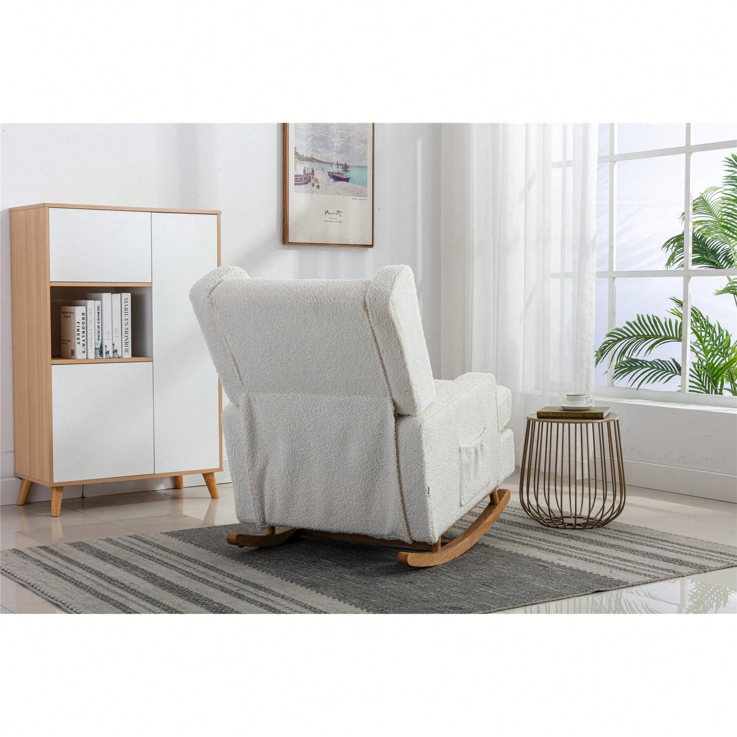 Cozy Modern Rocking Chair For Living Room Accent Furniture