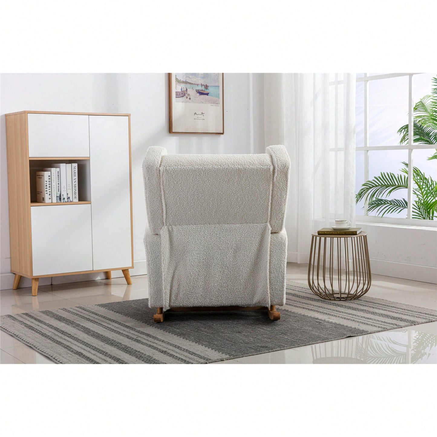 Cozy Modern Rocking Chair For Living Room Accent Furniture