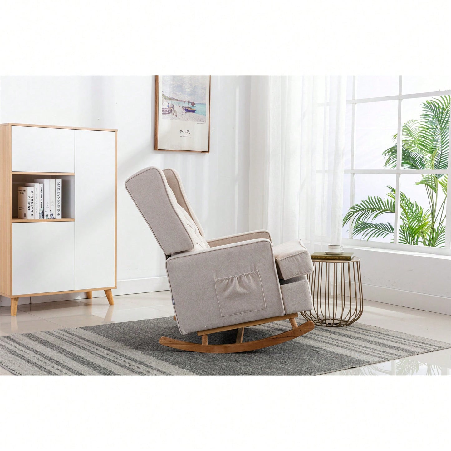 Cozy Modern Rocking Chair For Living Room Accent Furniture