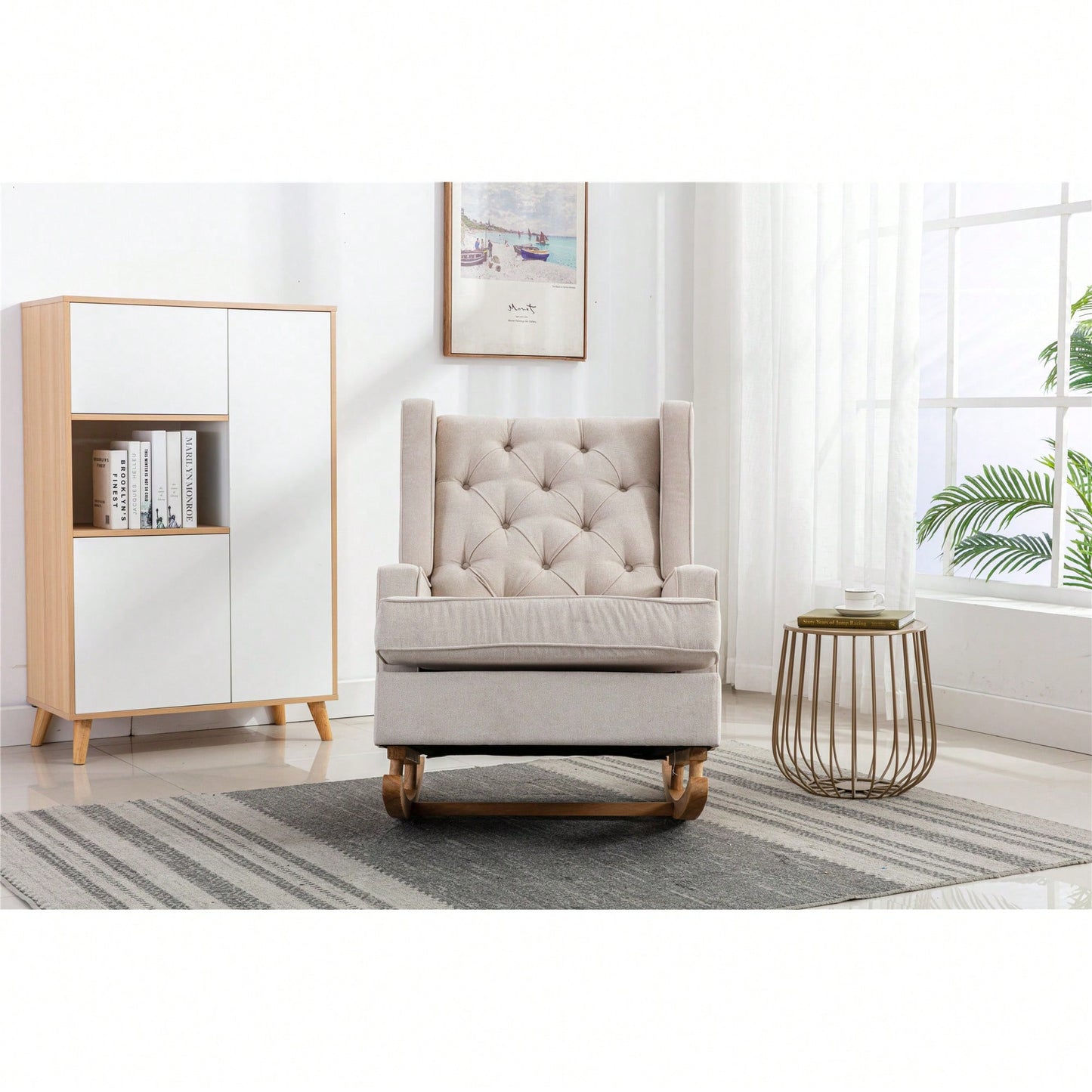 Cozy Modern Rocking Chair For Living Room Accent Furniture