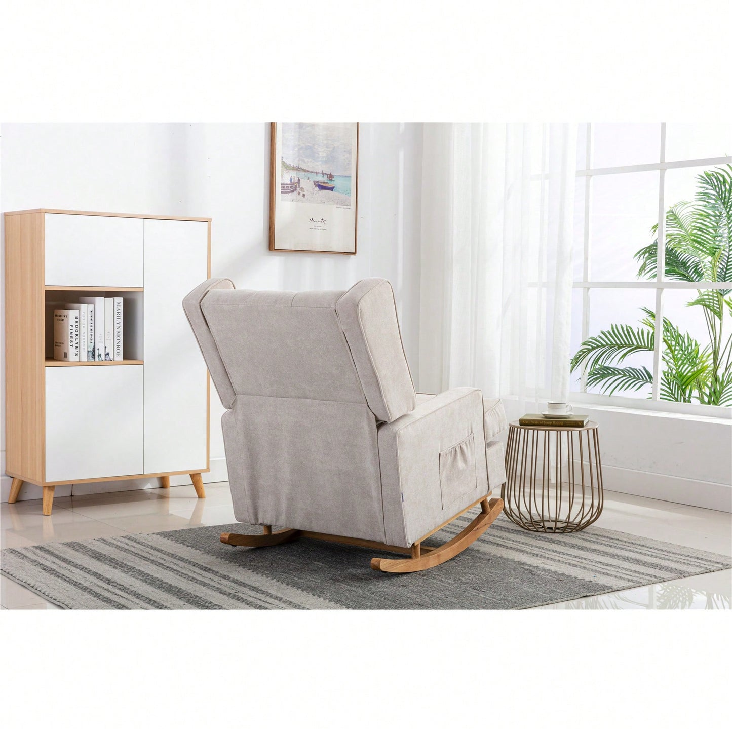 Cozy Modern Rocking Chair For Living Room Accent Furniture