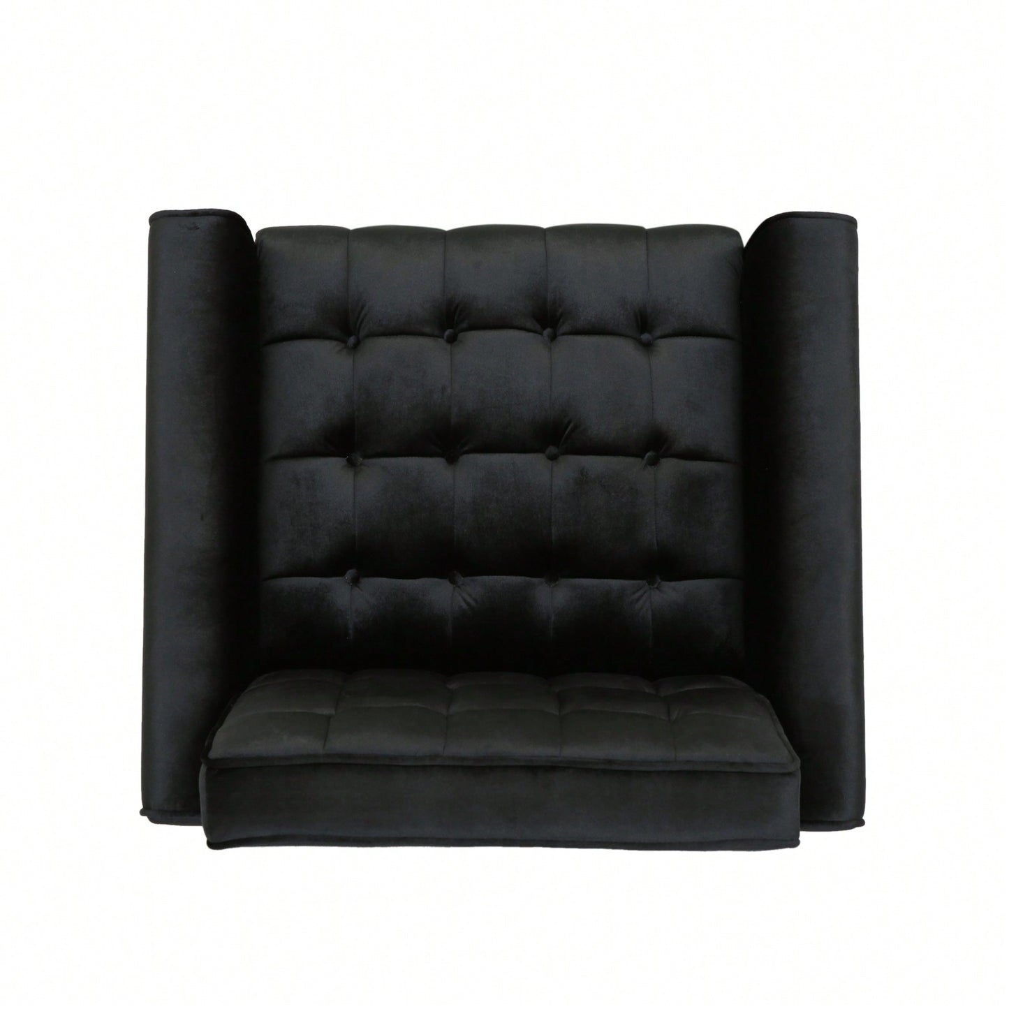 Modern Tufted Back Comfy Arm Chair For Living Room Bedroom And Study