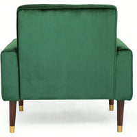 Modern Tufted Back Comfy Arm Chair For Living Room Bedroom And Study