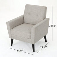 Elegant Modern Club Chair For Stylish Living Room Seating